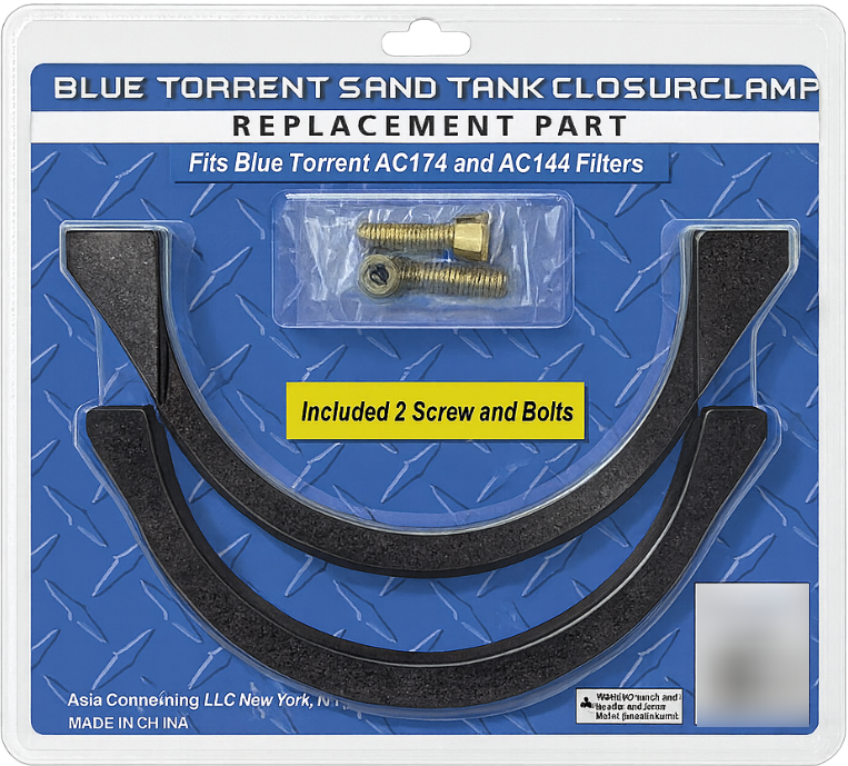 Sanon　0724 Replacement Clamp for Blue Torrent AC 124/144 Sand Tanks AC 83364