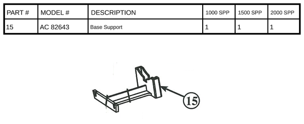 AC 82643 - Base Support