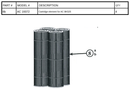 AC 19372 - Single Cartridge element for AC BK525 Standard