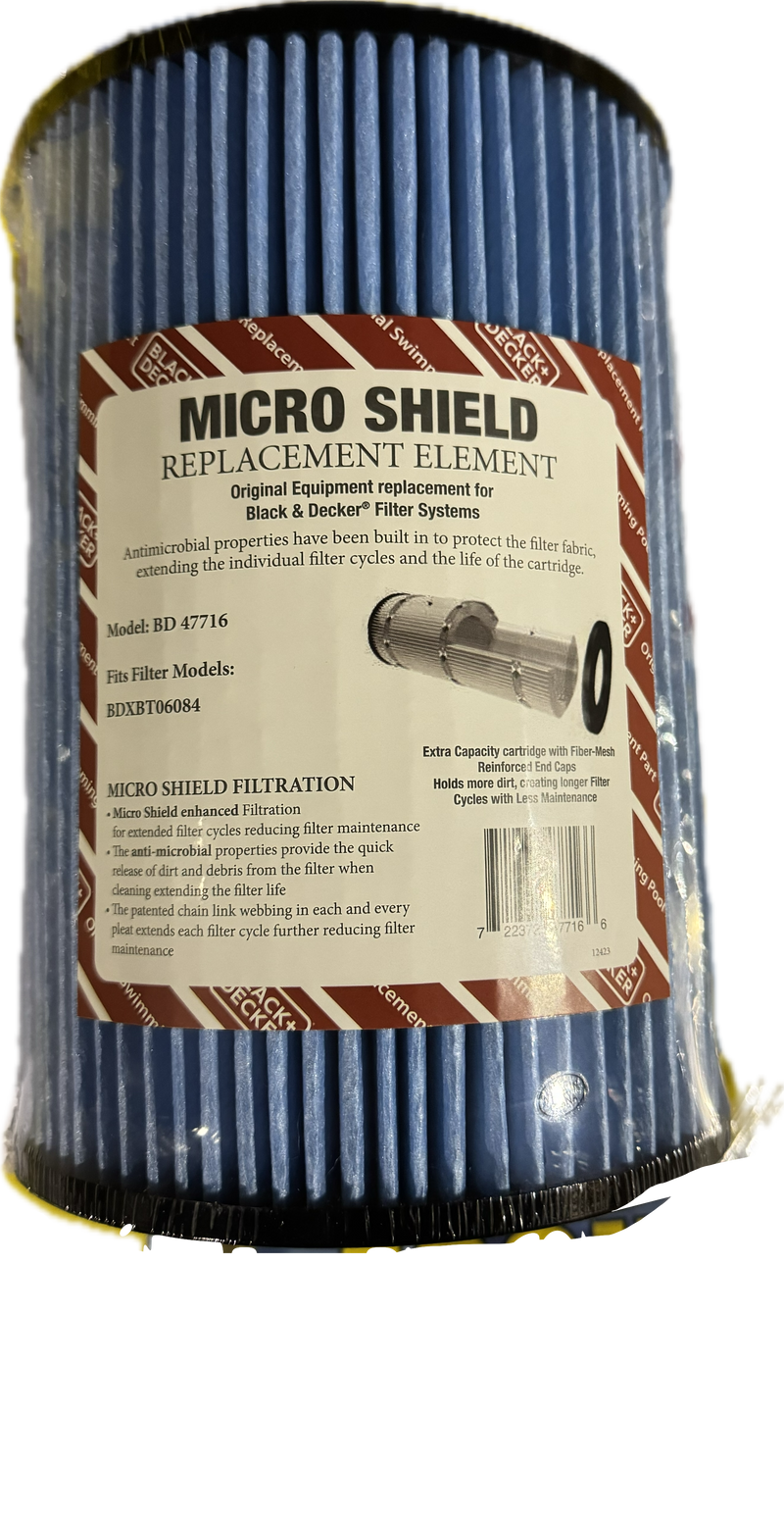 Black+Decker Above-Ground Cartridge Filter Element - ANTI-MICROBIAL