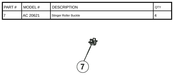 AC 20621 - Stinger Roller Buckle
