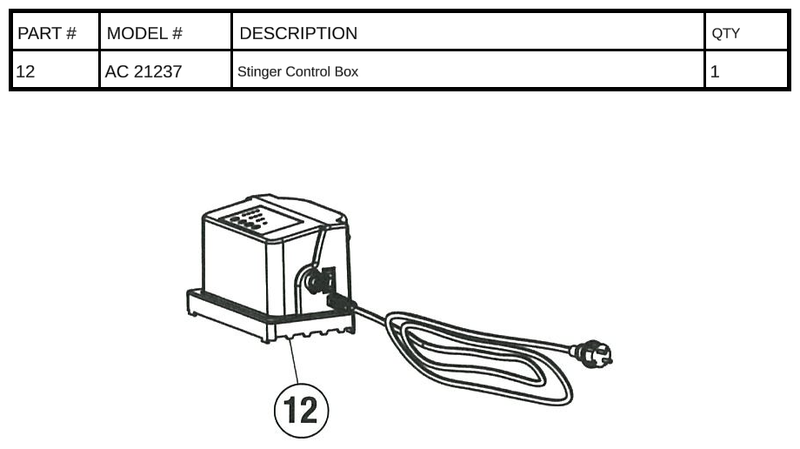 AC 21237 - Stinger Control Box