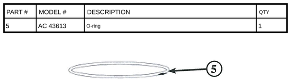 AC 43613 - O-ring