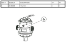 AC 93408 - 6 Way Valve