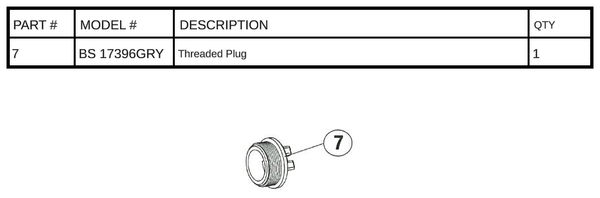 BS 17396 - Threaded Plug